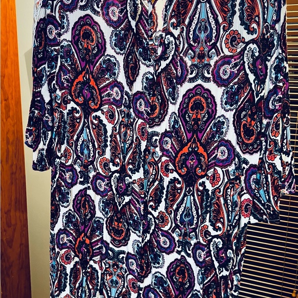 Umgee Multicolor Paisley Tunic / Dress - Picture 3 of 3